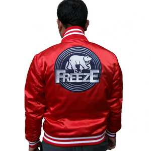 Custom Embroidery <b>Letter</b> Patches Vintage 3D Embroidery Satin Varsity <b>Jacket</b> High Quality 100% Polyester Quick Dry Custom <b>Men</b> - Product Image 1