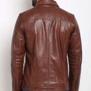 Mens High Quality <b>Winter</b> <b>Leather</b> <b>Jacket</b> with Bold Hood and Stand Collar Rugged Charm Street Wear Nonwoven Weaving <b>jacket</b> for men - Product Image 5