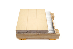 Revêtement de sol sportif pour terrain de basket-ball, bois massif d'érable, utilisation en salle de sport intérieure, absorption des chocs, revêtement de sol sportif en bois - Product Image 3