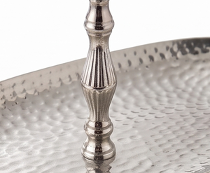 Premium <b>3</b> <b>Tier</b> Stainless Steel <b>Cake</b> <b>Stand</b> Handmade Hammered Finish Multi Layer Dessert Display <b>Stand</b> Elegant Tabletop Accent - Product Image 2