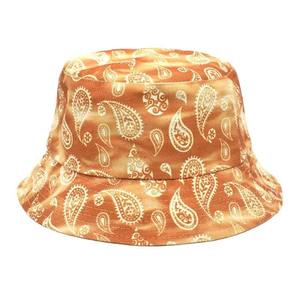 Chapeau Bob Unisexe en Polyester Popeline Imprimé Paisley Teal Style Décontracté Printemps-Été Adulte 56-58CM - Product Image 5