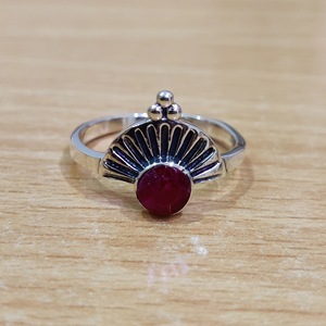 แหวนมอสซาไนต์ทับทิม 2.6 กรัม สวยงามและทนทาน ประเภทสินค้า - Product Image 1