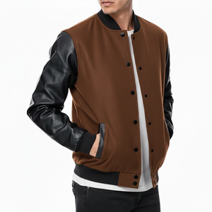 Blouson Bomber 2026 avec Logo Personnalisé, Style Universitaire, Grandes Tailles Homme, Blouson Letterman avec Broderie et Patch, Vêtement d'extérieur OEM - Product Image 3