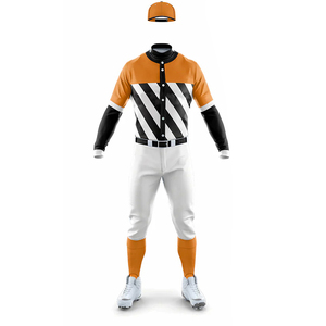 Uniforme de Béisbol para Hombre de Alta Calidad OEM, 100% Poliéster, Nuevo, Transpirable, de Secado Rápido, Cuello en V, Conjuntos Personalizables, Último Modelo - Product Image 1