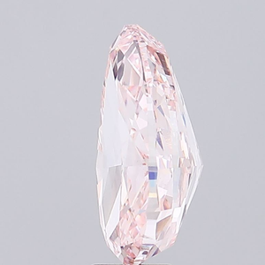 Diamant rose intense de qualité supérieure, taille poire, cultivé en laboratoire, certifié IGI, clarté VS2, excellente taille, diamant CVD non monté pour bijoux. - Product Image 2