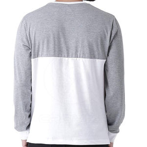 เสื้อยืดแขนยาวผู้ชาย คุณภาพสูง ใส่สบาย ผลิตจากผ้าฝ้าย 100% ทรงหลวม ระบายอากาศได้ดี เนื้อผ้านุ่ม - Product Image 2