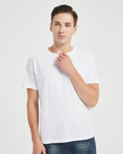 T-shirt personnalisé avec votre propre logo, t-shirts décontractés pour hommes, hauts en coton à manches courtes, t-shirt uni personnalisé pour hommes - Product Image 5