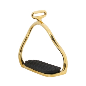 Icelandic Horse Safety Stirrups Brass Anti-Slip Wide Foot Bed Equestrian Riding Stirrup Heavy Duty <b>Secure</b> Tack <b>Equipment</b> - Product Image 1