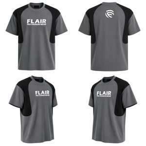 Custom Oversized Streetwear <b>Raglan</b> T-Shirt | Premium Cotton Jersey Color Block Tee | - Product Image 1