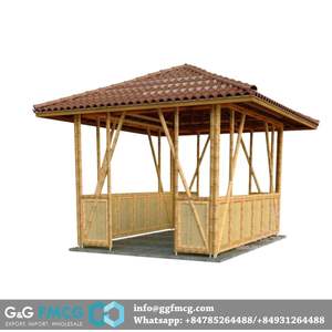 Casas de techo de paja y bambú baratas al por mayor para restaurantes de playa - Product Image 5