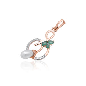 จี้เพชรธรรมชาติ 0.08 กะรัต สี H-I ทรงกลมเจียระไนแบบบริลเลียนท์ ความสะอาดระดับ VS-SI เพชรแท้จากธรรมชาติ สร้อยคอแบบโซลิแทร์สำหรับผู้หญิง - Product Image 2