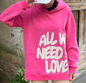 Sudadera Unisex Y2K Colorida con Estampado de Letras Hip Hop, Sudadera con Capucha Oversize Casual Holgada Estilo Harajuku Gótico - Product Image 5