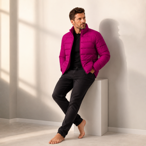 Winter puffer <b>jacket</b> offering reliable lightweight warmth and fashionable structure <b>for</b> modern travel casual and outdoor styling - Product Image 6