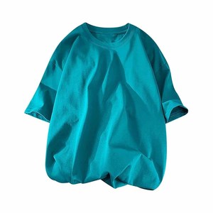 เสื้อยืดโอเวอร์ไซส์ทรงหลวม แขนสั้น คอกลม สำหรับผู้ชาย สไตล์ลำลอง - Product Image 5