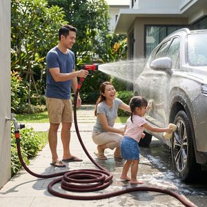 สายยางรดน้ำแบบยืดหยุ่น ทนทาน รับแรงดัน 300 PSI สำหรับการชลประทาน - Product Image 6