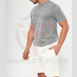 Venta Directa de Fábrica, Camiseta Deportiva de Algodón 100% Estilo Urbano para Hombre, Transpirable, de Secado Rápido y Ecológica - Product Image 2
