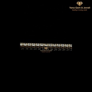Pulsera de Diamantes Cultivados en Laboratorio CVD, 9 Quilates, Corte Redondo, Hermosa Pulsera de Tenis, Regalo de Boda para Novia, Oro Sólido de 14k, Claridad VVS-VS, Color D-E-F - Product Image 4