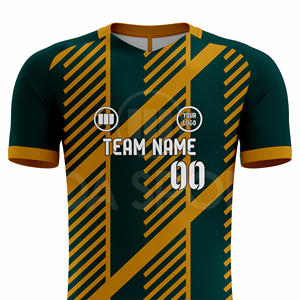 ชุดยูนิฟอร์มฟุตบอลแบบกำหนดเองประสิทธิภาพสูง เสื้อและกางเกงขาสั้น น้ำหนักเบา ระบายอากาศได้ดี ซึมซับเหงื่อ แห้งเร็ว โรงงานรับผลิตแบบ OEM ODM - Product Image 4