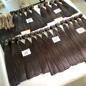 Usine de vente en gros russe Remy trame crue extension de cheveux humains vietnamiens paquet de cheveux bruts cuticule aligné os cheveux raides - Product Image 3