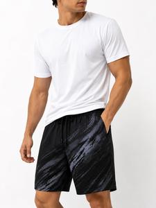Pantalones Cortos Deportivos de Poliéster Sólido para Hombre, Cierre con Cordón, Transpirables, de Secado Rápido, con Cremalleras, Cintura Media, Última Tendencia - Product Image 3