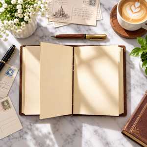 Diario de Viaje Rústico Hecho a Mano con Tapa Dura de Cuero Genuino Marrón, Estilo Vintage, 7x5 Pulgadas, Papel de 120 GSM, Regalo, Venta al por Mayor 200-400 - Product Image 4