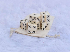 Handmade Breathable Buffalo Bone Dice Unique Sided Historical Re-enactment Gaming Cubes Modern <b>Table</b> Top Gift RPG Dungeons - Product Image 2
