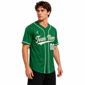 Maillot de baseball durable, conçu avec un textile léger et fiable, idéal pour l'entraînement des équipes et les matchs, au style sportif et épuré. - Product Image 2