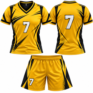Fabricante de Uniformes de Voleibol al por Mayor, Conjunto de Camiseta y Pantalones Cortos Personalizados para Equipos, Ropa Deportiva de Alto Rendimiento para Clubes, UNISEX - Product Image 1