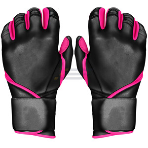Gants de frappe en cuir avec motif drapeau américain, noirs, durables, respirants, à séchage rapide, fermeture auto-agrippante, unisexe, pour entraînement adulte - Product Image 2