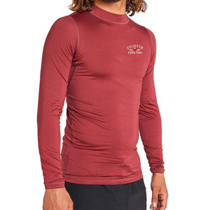 Dernier design, prix abordable, rashguards pour hommes, couleur unie, respirants, légers, en vente en ligne - Product Image 2