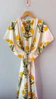 Gaun Kaftan Bunga Baru India, Katun Lembut, Maxi, Pakaian Pantai, Pakaian Santai, Gaun Tidur Panjang, Kasual Alami untuk Musim Panas, Ukuran Bebas