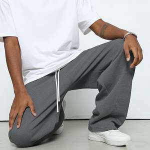 Pantalones Casuales de Estilo Americano Personalizados para Hombre, Primavera-Otoño 2025, Nuevo Estilo, Pantalones Deportivos de Pierna Recta, Holgados, con Estampado - Product Image 3