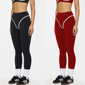 Conjunto Deportivo para Mujer, Top Halter y Leggings de Cintura Alta, Ropa Deportiva sin Costuras para Gimnasio, Yoga, Transpirable, Trajes de Yoga, Ropa Deportiva para Ejercicio - Product Image 4