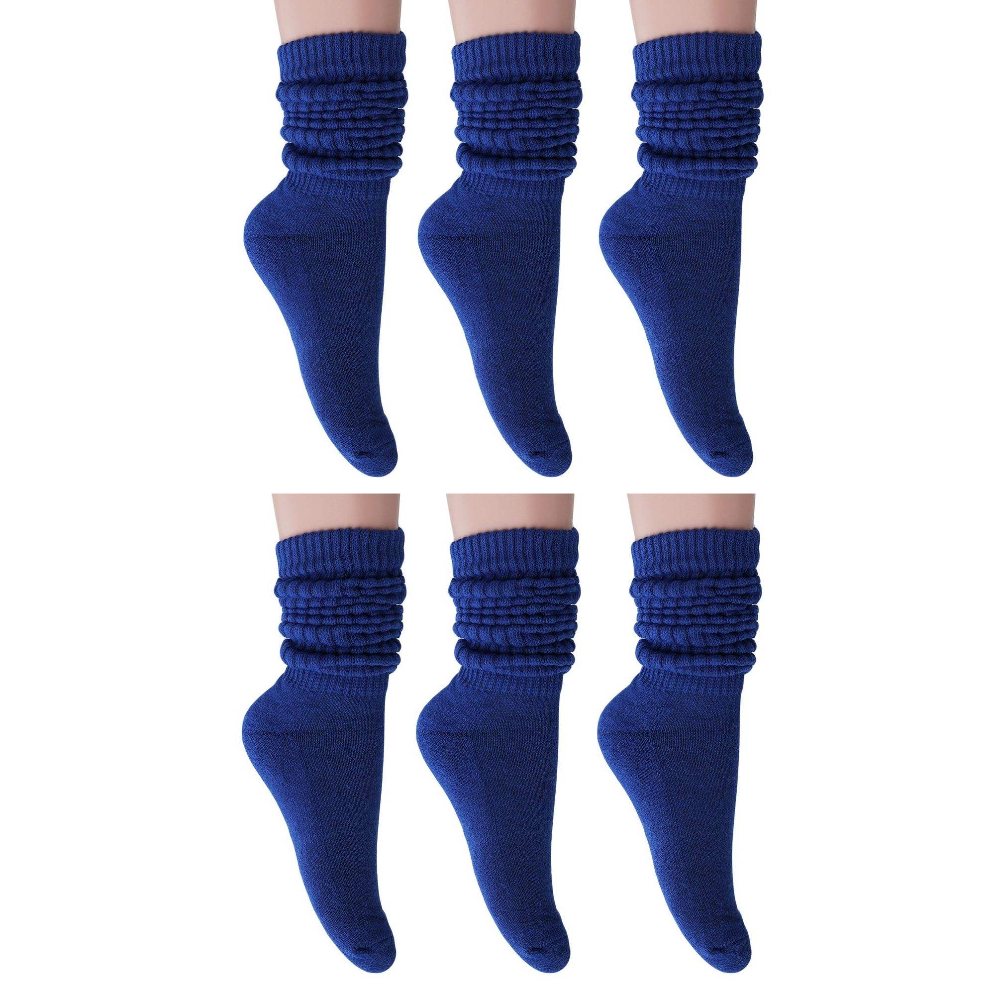 Royal Blue, 6 Pairs Color