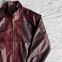 Veste en cuir d'hiver de haute qualité à prix de gros, grande taille, motif lettres sur le devant, respirante, pour usage extérieur, pour hommes, en vente
