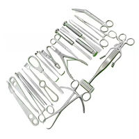 Kit d'instruments de chirurgie orthopédique de base Azicon, 25 pièces, en acier inoxydable, comprenant pinces à os, marteaux, ciseaux et élévateurs