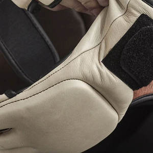 Wholesale Custom Made PU Leather Half Finger UFC MMA <b>Gloves</b> Hook-and-Loop Wrist <b>Pull</b>-On Closure Outdoor Moisture Wicking High - Product Image 6