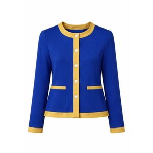 <b>Women</b> Lady Blazer Set Elegant Button Jacket and Matching <b>Pants</b> Two Piece Business <b>Suit</b> Formal Office Outfit Custom Wholesale - Product Image 2