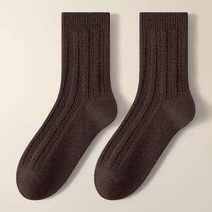 Calcetines de Invierno para Mujer, Transpirables, Suaves y Cálidos, de Spandex/Poliéster, de Alta Calidad OEM, Secado Rápido, Antideslizantes, Colores y Logotipo Personalizados - Product Image 4