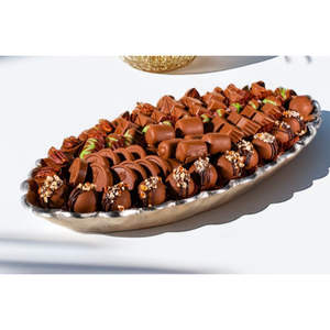 Bandeja y Plato Redondos de Chocolate para Hotel, de Aluminio, Tamaño Grande, Aptos para Lavavajillas, para Bodas y Cenas - Product Image 3