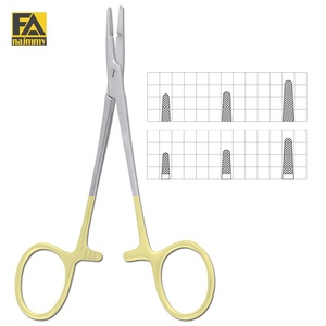 Porte-aiguilles chirurgical Olsen Hegar pour chirurgie générale, manuel, en acier inoxydable, certifié CE Classe I - Product Image 1