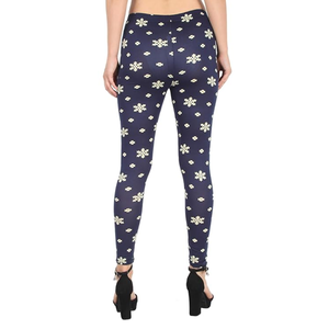 Leggings moulants personnalisés de haute qualité pour femmes, imprimés, taille haute, en Spandex/Nylon, élastiques, durables, pour l'hiver, la gym et le yoga - Product Image 2