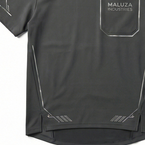 T-shirt de sport surdimensionné pour homme, respirant, en polyester/coton, pour la course à pied, la gym, les entraînements, vêtements de sport Maluza - Product Image 4