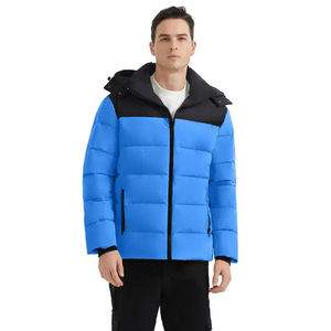 เสื้อแจ็คเก็ตพัฟเฟอร์แบบกำหนดเองสำหรับผู้ชาย แจ็คเก็ตผ้าฝ้ายบุขนเป็ด ระบายอากาศได้ดี แจ็คเก็ตผู้ชายสองสี คุณภาพพรีเมียม สำหรับใช้งานทั่วไป - Product Image 3