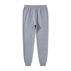 Pantalon de survêtement slim pour homme, coupe ajustée, respirant, 100 % coton, avec cordon de serrage, pour la gym, le fitness, la course à pied, l'entraînement et les loisirs - Product Image 1