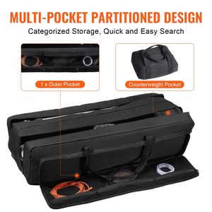 Custodia per Telescopio Grande 41 con Scomparti Multipli, Divisorio Staccabile e Fibbie Fisse, Borsa e Custodia Antiurto per Strumenti - Product Image 6