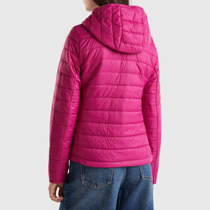 Latest Fashion Breathable Bubble Puffer <b>Jacket</b> <b>for</b> <b>Women</b> Long Winter Sleeve Plus Size Cotton Filling Nylon Lining Keep Warm - Product Image 2