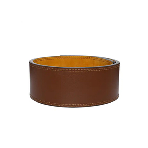 Cinturón de Levantamiento de Pesas de Cuero, Resistente al Viento, con Empaque Personalizado, Ajustable, con Hebilla de Soporte Lumbar para Entrenamiento de Fuerza, Unisex - Product Image 3