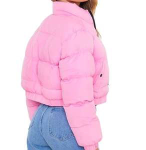 2026 New Design Women Long Printed Puffer <b>Jacket</b> Outdoor <b>Lightweight</b> Breathable Coated - Product Image 2