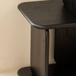 Bibliothèque en bois noir Vandana Altis Arista, design moderne en bois massif, meuble de rangement - Product Image 3